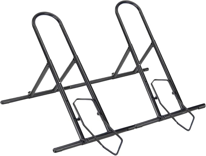 Folding Bike Floor Stand Rack, Portable Storage Bicycle Parking Rack - Image 9
