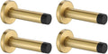 JQK Door Stopper Gold, 304 Stainless Steel Thicken 1mm Sound Dampening Door by Homeimprovement