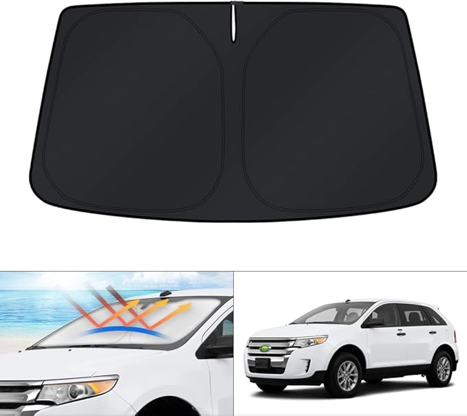 KUST Windshield Sun Shade for Ford Edge 2007-2014 Sunshade Window Sun Visor by KUST