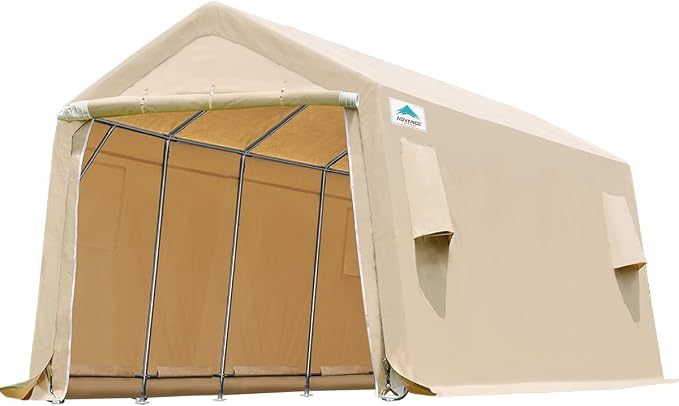 ADVANCE OUTDOOR Heavy Duty 10X20 ft Carport Outdoor Patio Portable Canopy by ADVANCEOUTDOOR