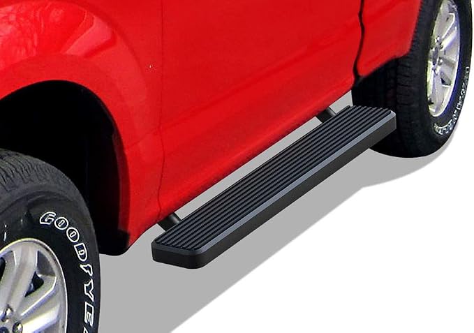 APS Running Boards 5-inch Black Compatible by APS