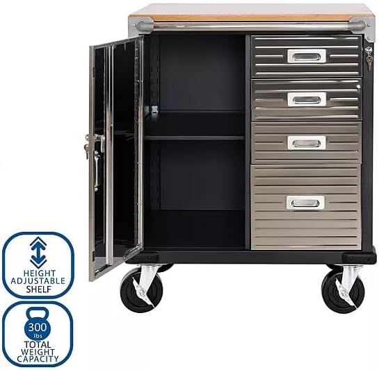 Heavy Duty Rolling Storage Cabinet - Image 6