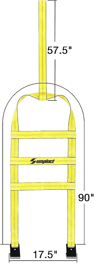Tire Straps for A Car Trailer Tow Dolly Straps - Image 3
