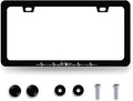 Mountain License Plate Frame Mountains Heartbeat License Plate Holder Colorful by MUAWUOIK
