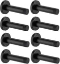 JQK Door Stopper Black, 304 Stainless Steel Thicken 1mm Sound Dampening Door by Homeimprovement