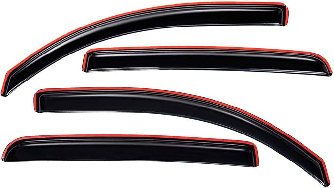 Lightronic Extra Durable Clip-on in-Channel Auto Vent Window Visor, Fits by Lightronic