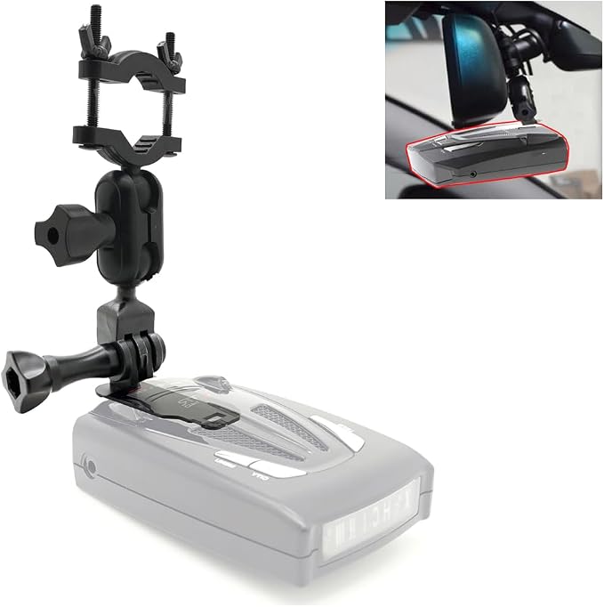 Radar Detector Rearview Mirror Stem Mount - Image 3