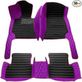 TAHALICustom Colors Car Floor Mats Black Pink by Unknown