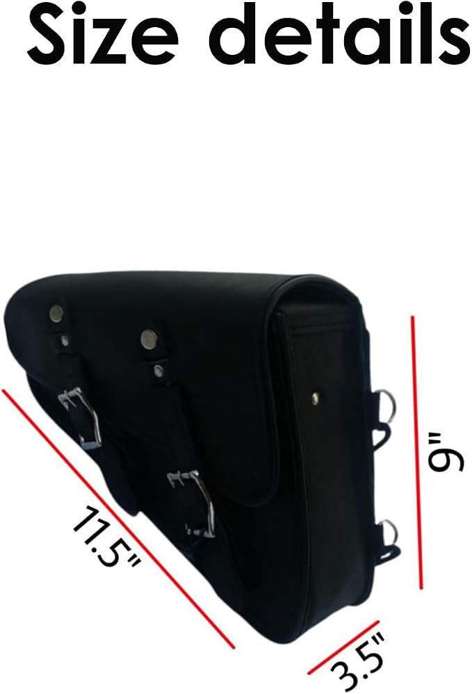 GARGOYLE BELLS Premium Naked Leather Swing Arm Bag - Image 4
