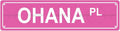 OHANA PL Space Metal Tin Street Sign Bar Cafe Garage Cave Home Room Wall by Unknown
