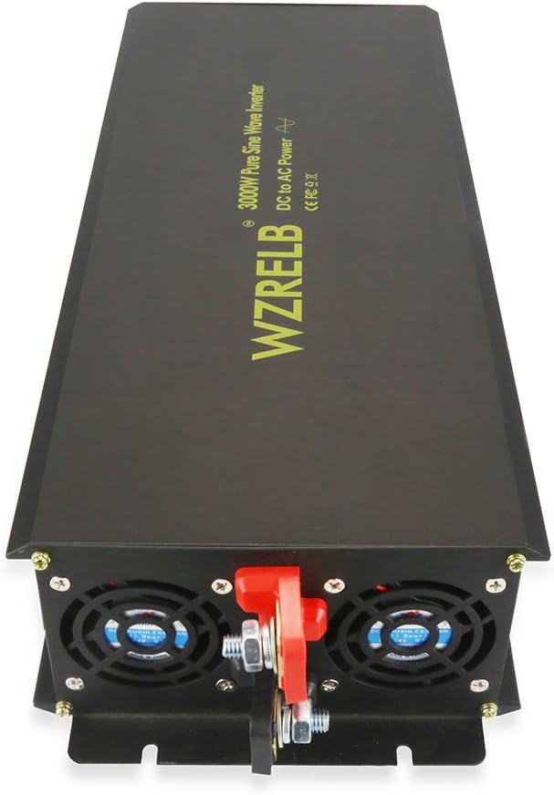 WZRELB Power Inverter 3000W Pure Sine Wave Inverter 24V 120V Dc AC Converter - Image 5