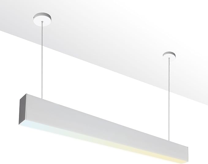 4FT LED Linear Light, 40W Down 15W Up Light, 3000/3500/4000/5000K CCT Selectable by ULL