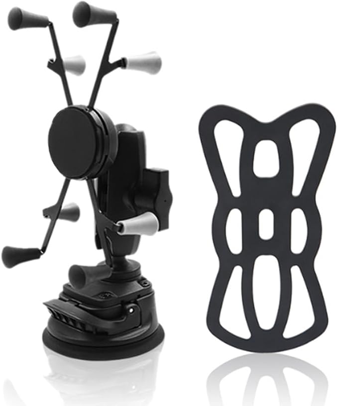 Strg Phone Mount with Twist-Lock Suction Cup Base, Universal Phone Holder by Strg