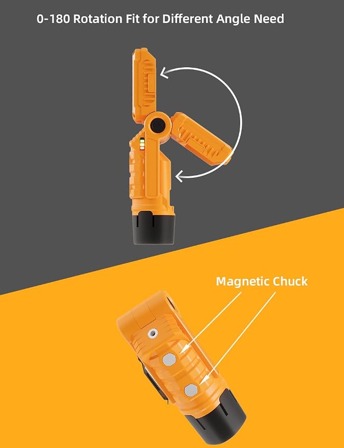 VTEK Rechargeable LED Work Light - Image 2