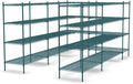 NSF 7' x 11' Walk-in 4-Tier Shelving Unit Kit by Zedfire