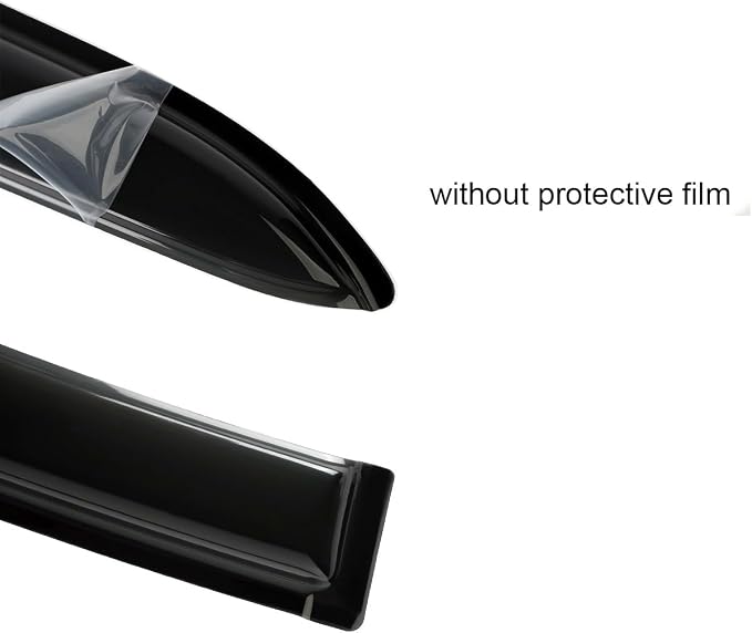 94964 Side Window Wind Vent Deflector, Dark Smoke Nice Window Visor fit - Image 5