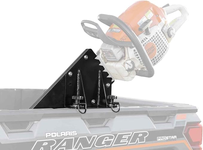 SuperATV Chainsaw Mount for Polaris Ranger and Polaris General | Includes Latch by SuperATV
