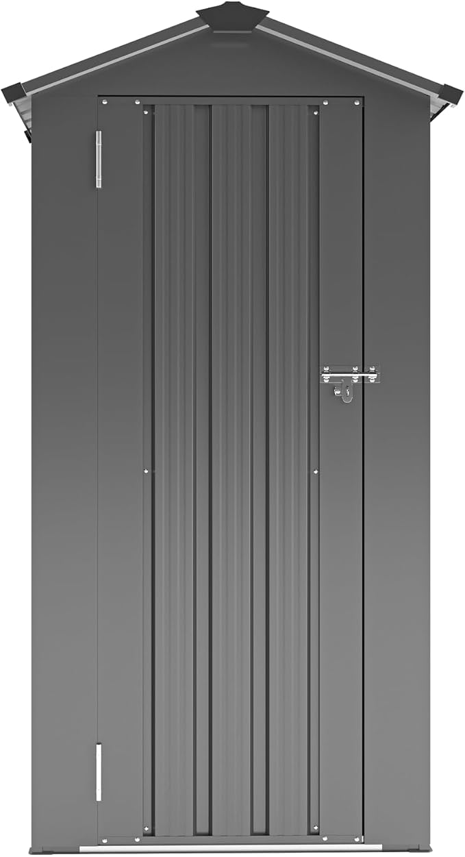Outdoor Metal Storage Shed, Waterproof Garden Tool Shed - Image 3