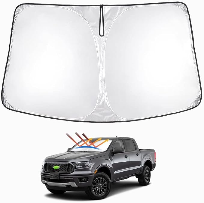 T TGBROS Windshield Sun Shade Custom Fit by TTGBROS
