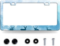 Deer License Plate Deer Forest License Plate Stainless Steel Parts Funny by GORSNKYE