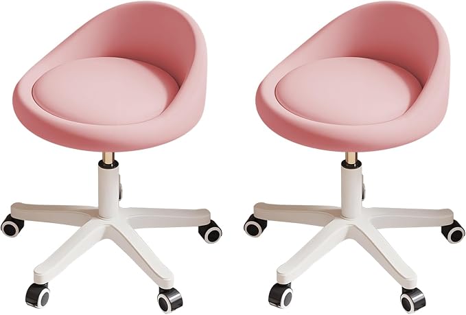 Rolling Stool Set of 2 Rolling Hydraulic Salon Stool by Walktory