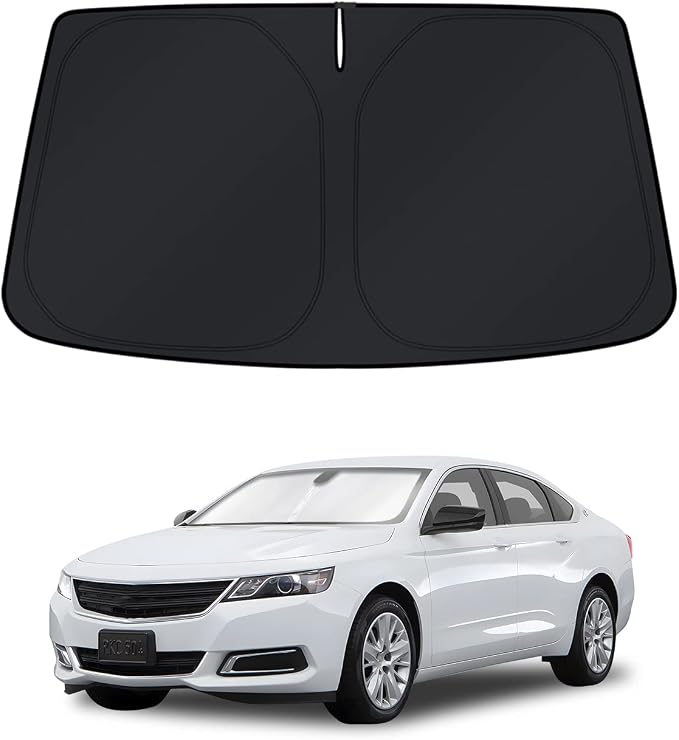 KUST Windshield Sun Shade for Chevy Impala 2014-2020 Window Shade Sun Visor by KUST