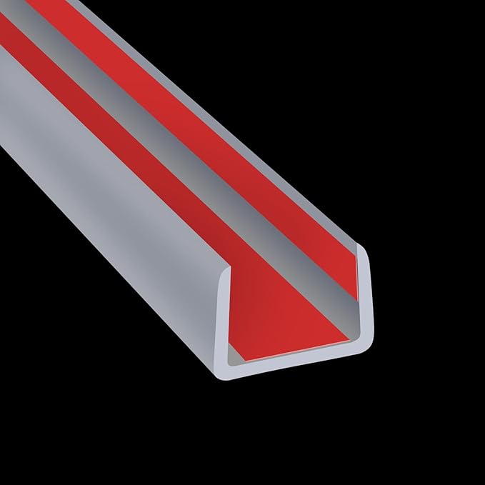Rubber Edge Trim, Flexible Edge Banding, 5/8" U Channel Furniture Edge Protector by YANRUIPRO