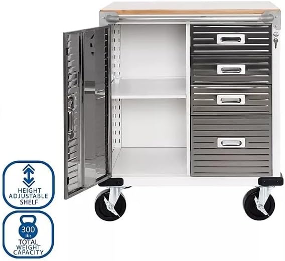 Heavy Duty Rolling Storage Cabinet - Image 6