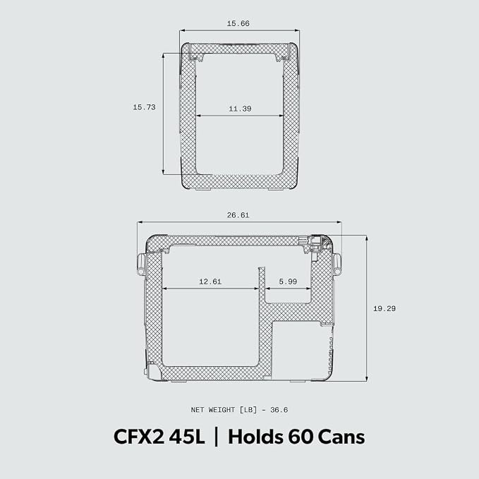Dometic CFX2 45-Liter Portable Refrigerator and Freezer, Powered by AC/DC - Image 2