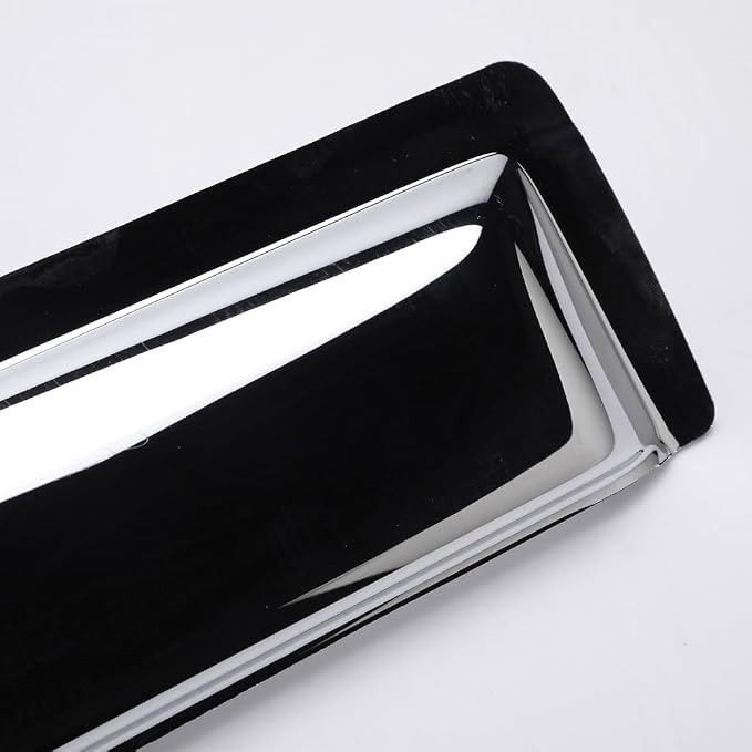 94966Y Chrome Side Window Visor Wind Vent Deflector, Chevy Suburban 1500 - Image 5
