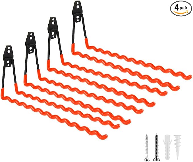 Wall Mounted Garage Hooks Tool Organizer, 12.4 Inch Garage Storage Hook Heavy by Unknown