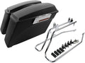 XFMT Hard Saddlebags Saddle Bag & Chrome Conversion Brackets by XFMT