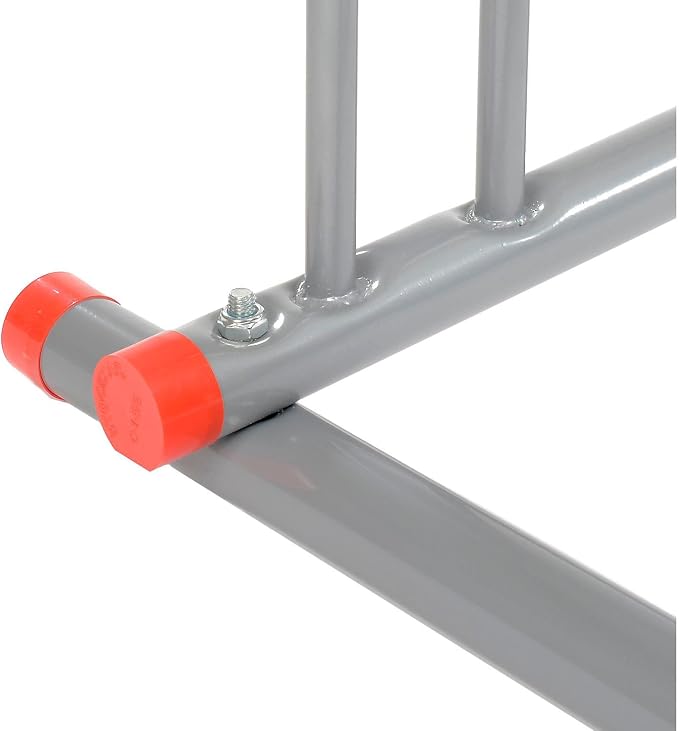 Global Industrial 111" L Single-Sided Grid Bike Rack, 9-Bike Capacity, Powder - Image 6