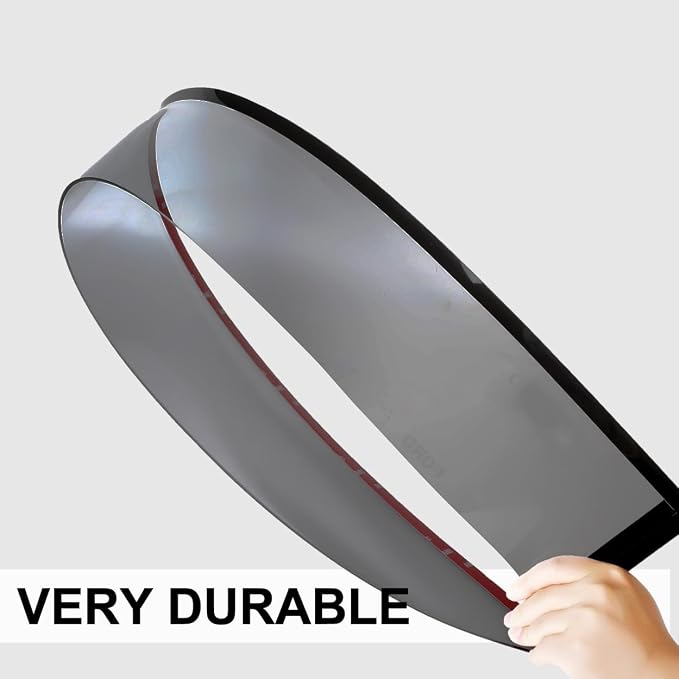 4pcs Original Shatterproof Rainproof Outside Mount Style Side Wind Deflectors - Image 9