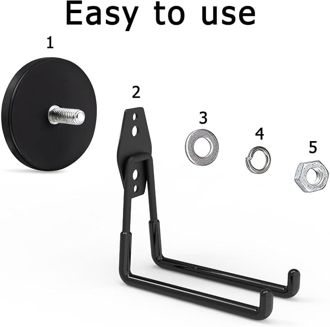 Large Strong Magnetic Hooks, Heavy Duty Magnet Hook, Heavy Duty Storage - Image 2