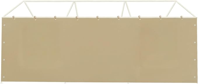 Carport Replacement Tarp Canopy, Sidewall Panel by Vanteriam