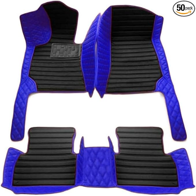 TAHALICustom Colors Car Floor Mats Black Pink by Unknown
