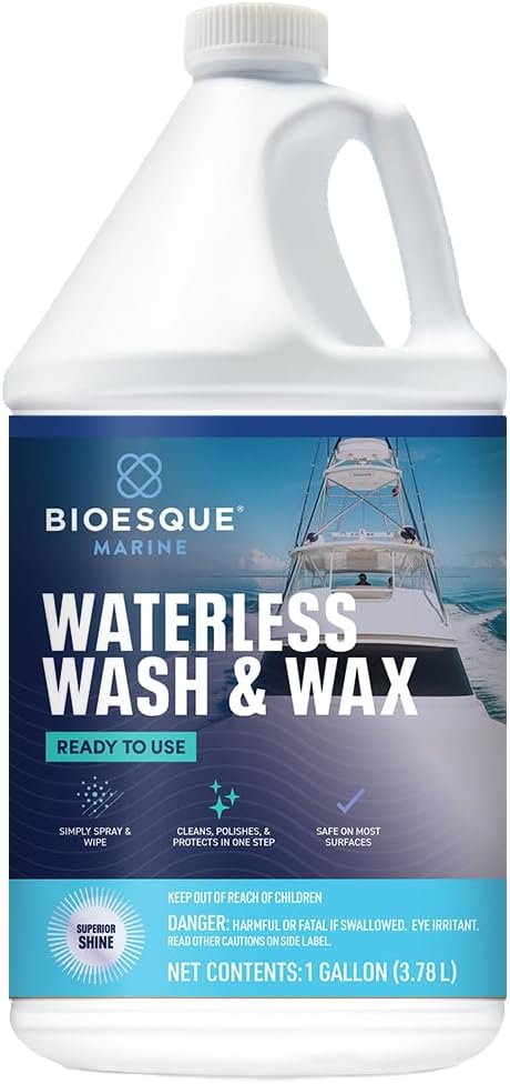 Bioesque Marine Waterless Wash & Wax, 1 Gallon by Bioesque