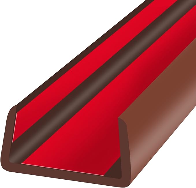 Rubber Edge Trim, Flexible Self-Adhesive U Shaped Peel and Stick Edge Banding by YANRUIPRO