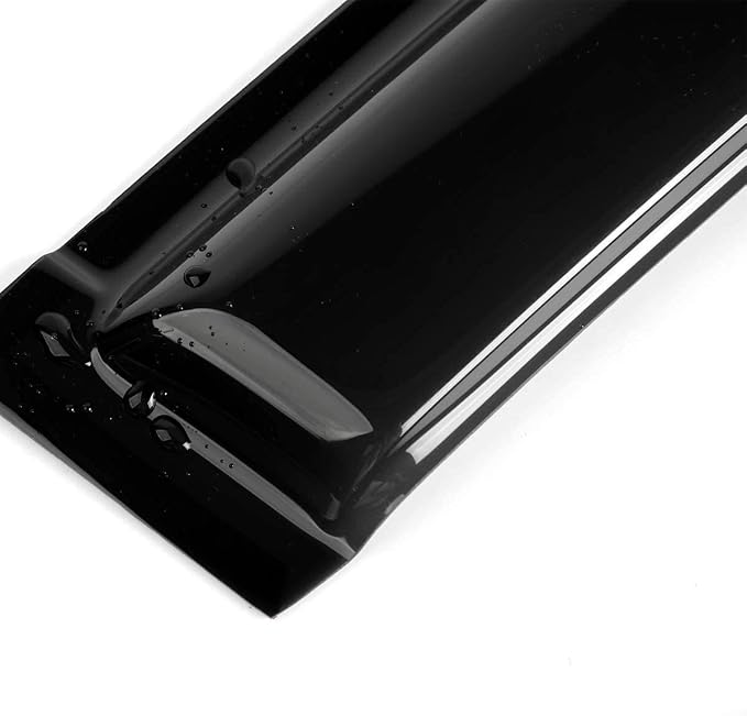 94359 Side Window Wind Deflector, Dark Smoke Window Visor fit - Image 3