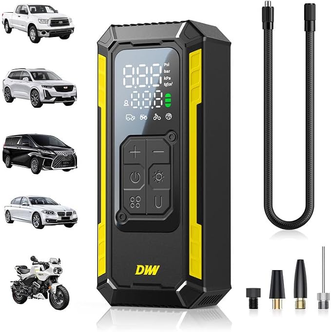 Tire Inflator Portable Air Compressor, 150 PSI Portable Tire Inflator by Unknown