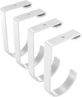 FLEXIMOUNTS 4 Pack Add On Storage Flat Hook Accessory by FLEXIMOUNTS