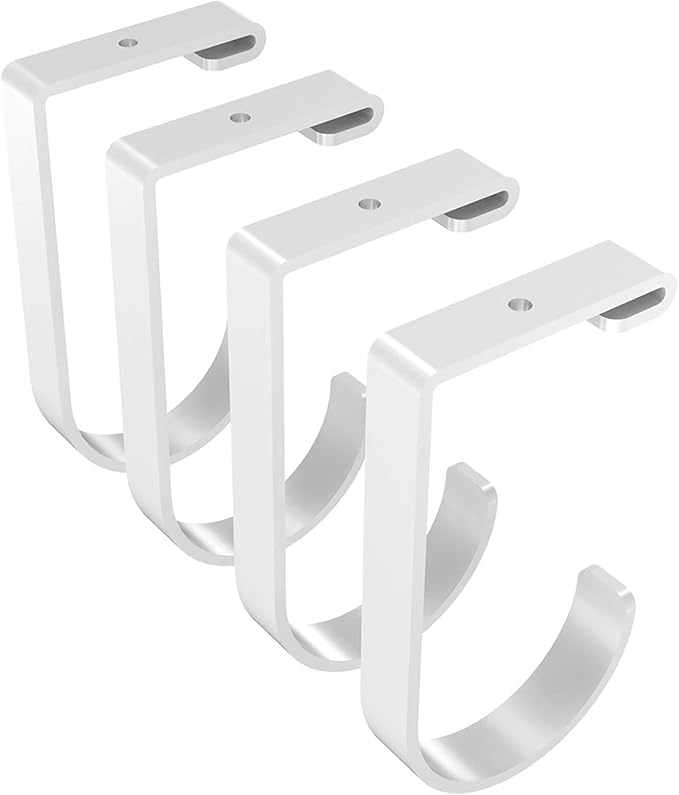 FLEXIMOUNTS 4 Pack Add On Storage Flat Hook Accessory by FLEXIMOUNTS
