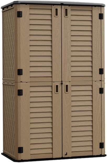 HOMSPARK Storage Shed Weather Resistance, Horizontal Storage Shed by HOMSPARK