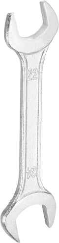 HARFINGTON Double Open End Wrench 22mm x 24mm Metric 15 Degree Offset Angle by HARFINGTON
