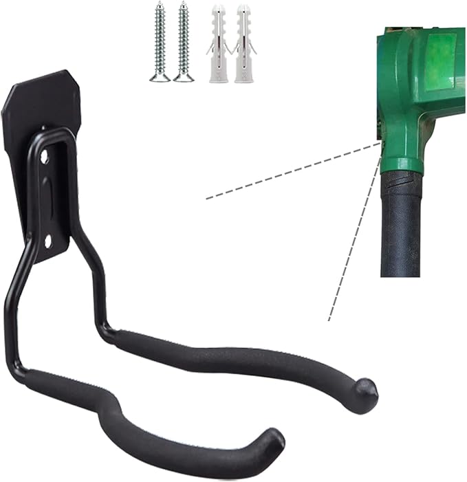 2Pcs Leaf Blower Hanger for Garage, Leaf Blower Rack for Garage, Leaf Blower - Image 3