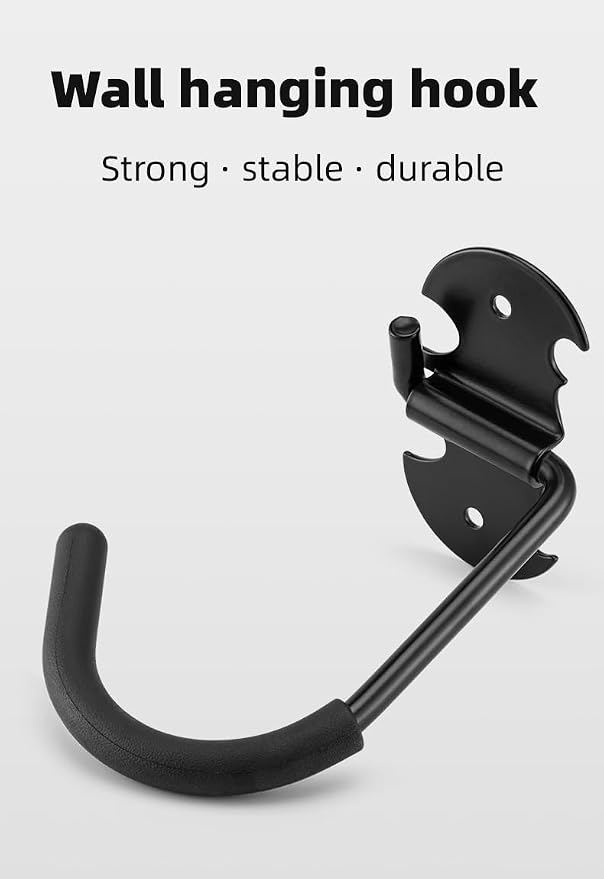 Bike Rack Garage Wall Mount Bicycles Hanger Storage Bike Stand Wall Hooks - Image 2