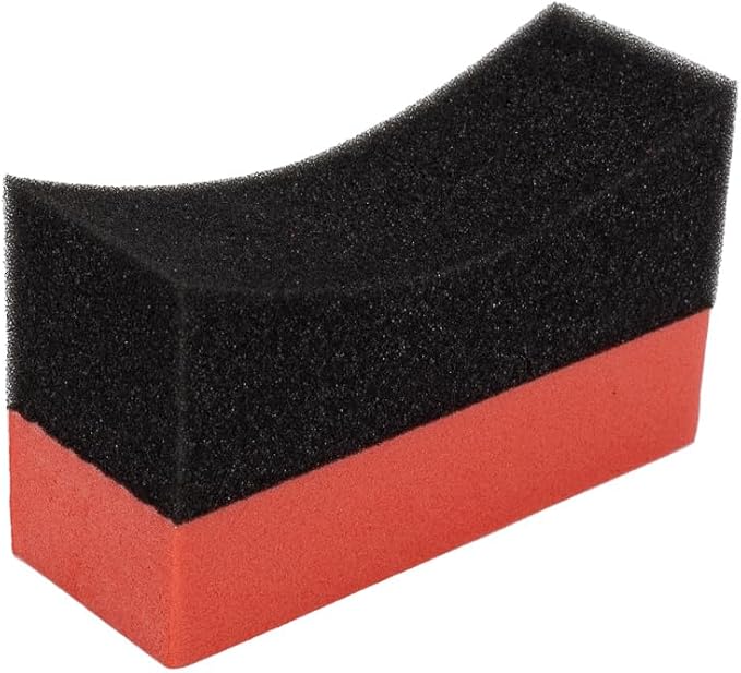 Maxshine Tire Dressing Applicator, Curved Foam Pad 10x4cm, High-Density - Image 5