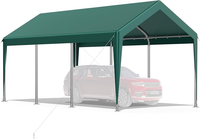 12x20FT Heavy Duty Carport Potable Car Canopy Garage Party Tent Boat Shelter by Raxmolo