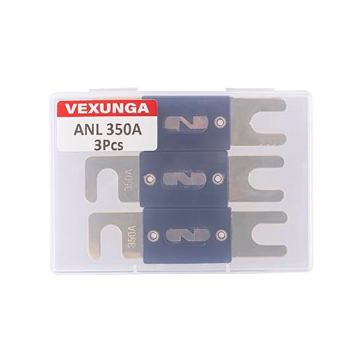 350A ANL Fuse 350 Amp Inline Blade Fuses 32V - Image 5